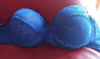 Reggiseno imbottito blu