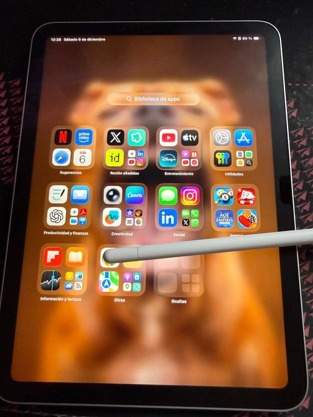 iPad A16 128GB WiFi Plateado + Funda