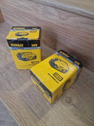 2 Baterías DeWalt 18V 5Ah XR DCB184
