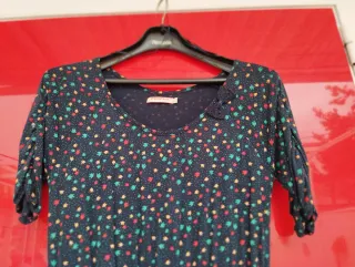 Vestido corto estampado