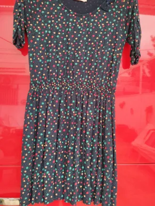 Vestido corto estampado