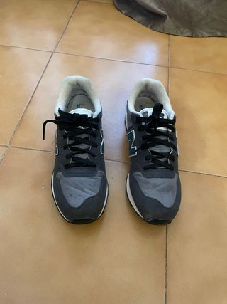 New Balance 500 Gris y Azul