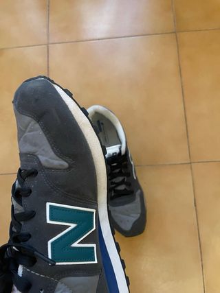 New Balance 500 Gris y Azul