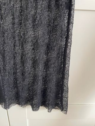 Falda larga Zara transparente