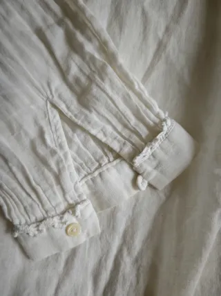 Blusa Massimo Dutti Algodón Blanca