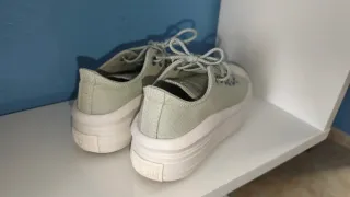 Converse All Star plataforma verde