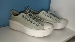 Converse All Star plataforma verde