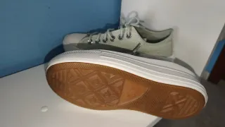 Converse All Star plataforma verde