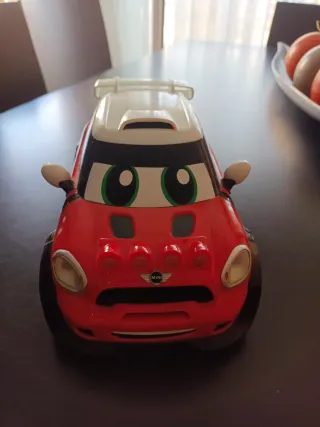 Coche de juguete Mini Cooper rojo