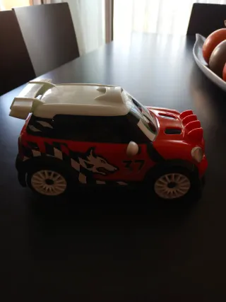 Coche de juguete Mini Cooper rojo