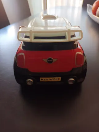 Coche de juguete Mini Cooper rojo