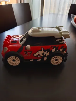 Coche de juguete Mini Cooper rojo