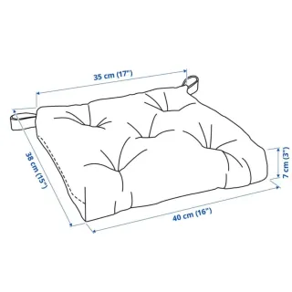 Cojines para silla beige (4 unidades) de ikea