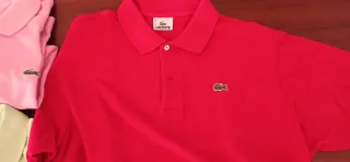 Lote 7 Polos Lacoste talla 6 y 7, regalo Gris