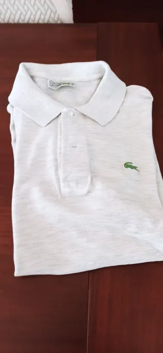 Lote 7 Polos Lacoste talla 6 y 7, regalo Gris