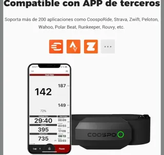 Cinturón Frecuencia Cardíaca Coospo HS808S