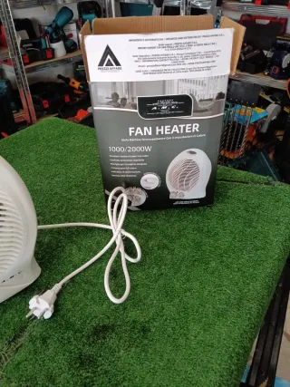 Termoventilatore elettrico bianco