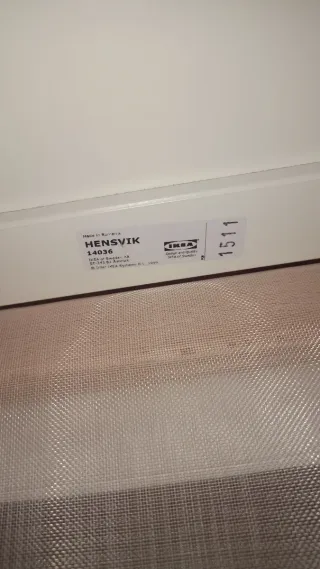 Cuna Ikea Henvik Blanca