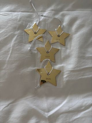 Dior Colgantes Navideños Estrella Dorada