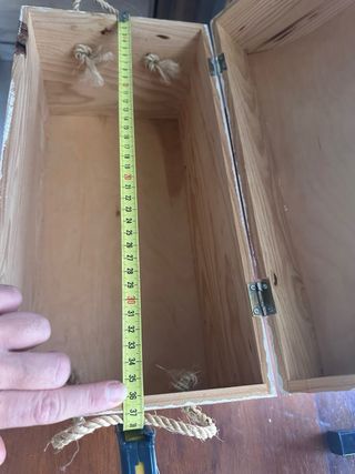 Baúl infantil pintado a mano