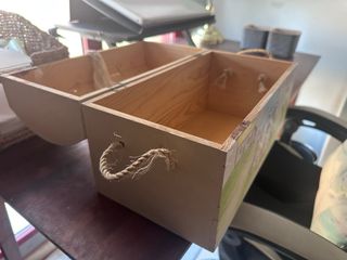 Baúl infantil pintado a mano