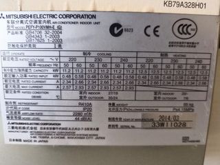 Aire acondicionado 10.000 frigorias Mitsubishi,