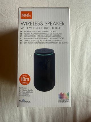 Altavoz Bluetooth SoundRepublik Multicolor