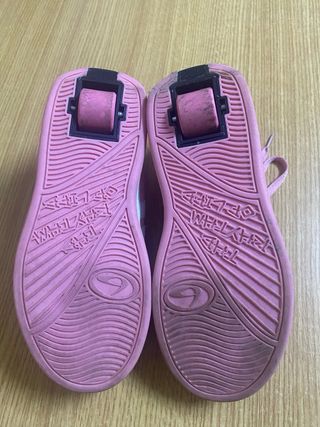Zapatillas con ruedas Rollerblade rosas T.36