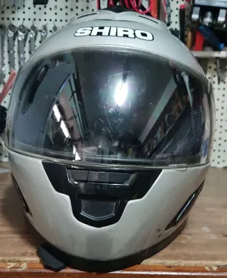Casco de moto SHIRO gris