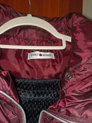 Chaqueta acolchada morada