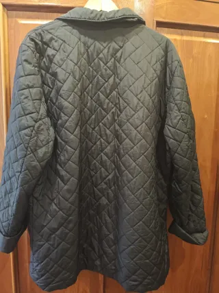 Abrigo acolchado negro Marquette talla XL