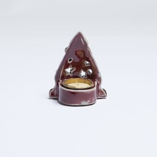 Lotto decorazioni natalizie Portacandela e Candele