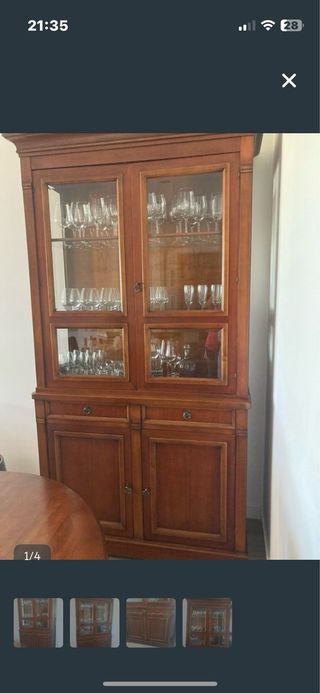 Espositore in legno massello