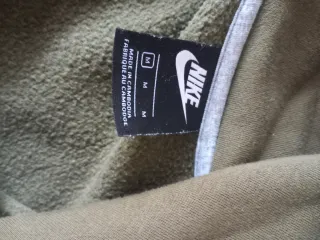 Sudadera Nike Cremallera M Negra/Verde