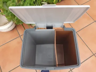Cubo basura Tatay 2 compartimentos reciclaje