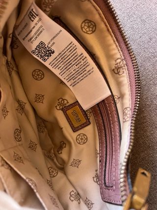 Bolso Guess Rosado Cocodrilo