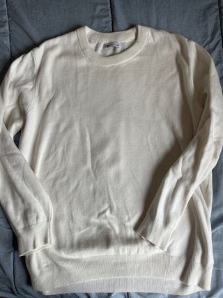 Jersey Zara Blanco Talla L