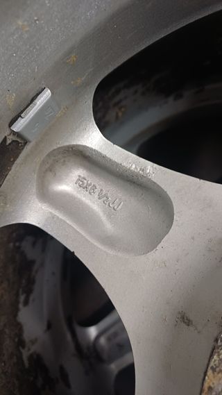 4 Llantas de aleación plateadas