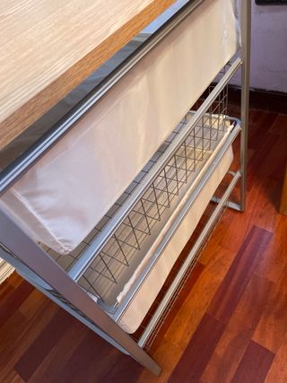 Cajonera Ikea Metal Madera Tela