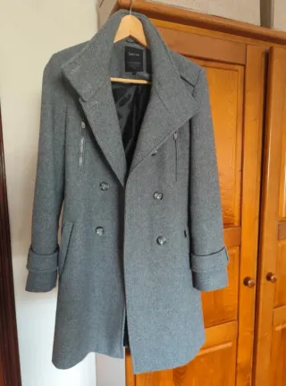 Abrigo gris Salsa Talla M