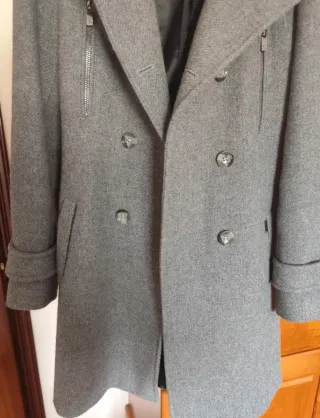 Abrigo gris Salsa Talla M