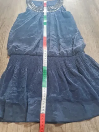 "Vestido"/top THENA azul talla única