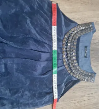 "Vestido"/top THENA azul talla única