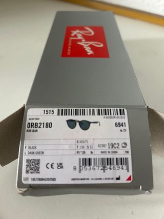 Gafas de sol Ray-Ban negras