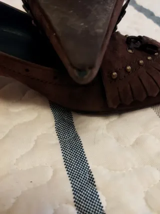 Zapatos de tacón marrones