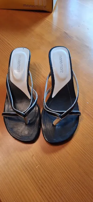 Sandalias Marimare Tacón Negro