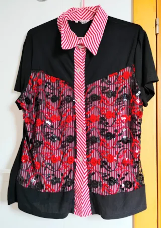 Camisa Lentejuelas Talla 40
