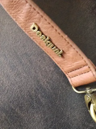 Bolso Desigual Marrón y Rosa