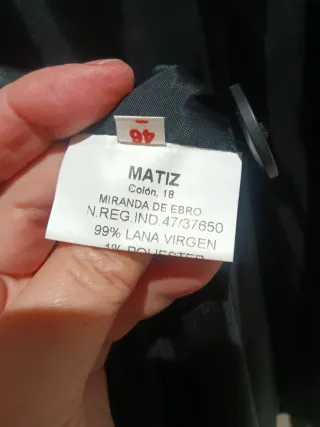 Americana MATIZ Raya Diplomática Mujer