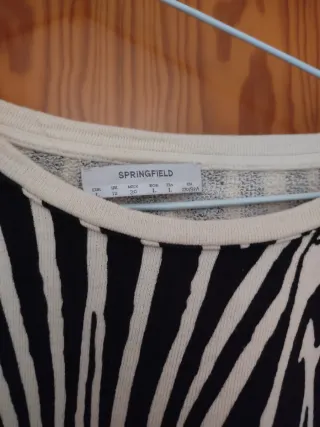 Sudadera Springfield Cebra Talla L